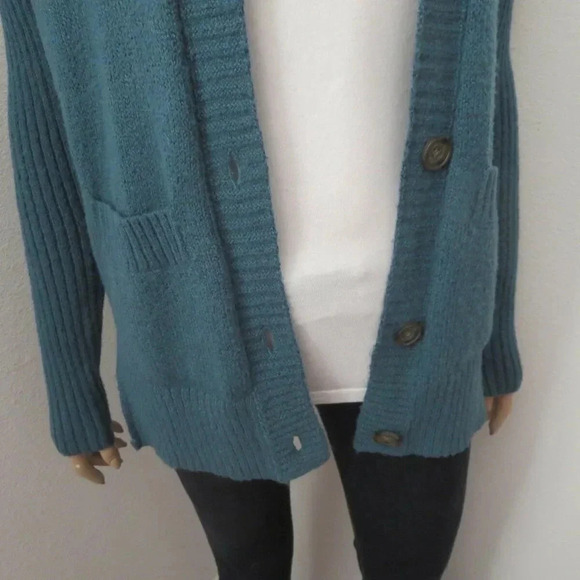 NWT Hollister Knit Cardigan Size XS Sweater Green - Picture 6 of 7